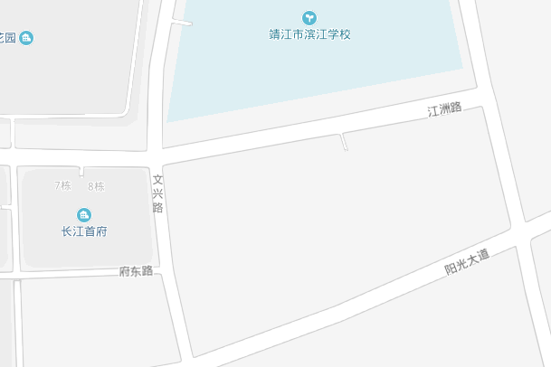 靖江市滨江学校地图图片