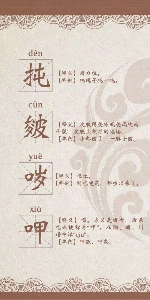 四十個生僻字,非常值得一看