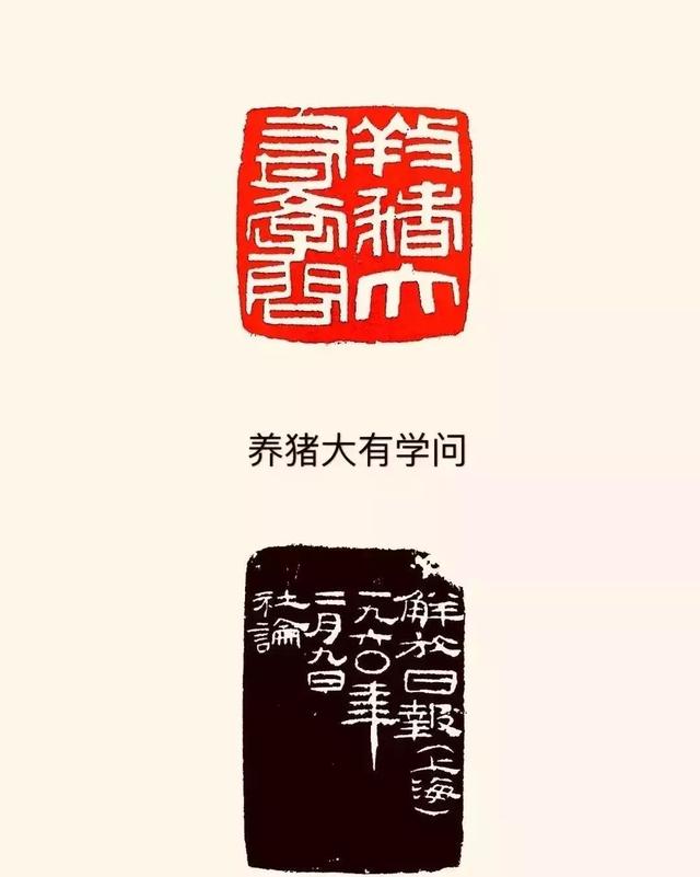 时代的记忆:《养猪印谱》