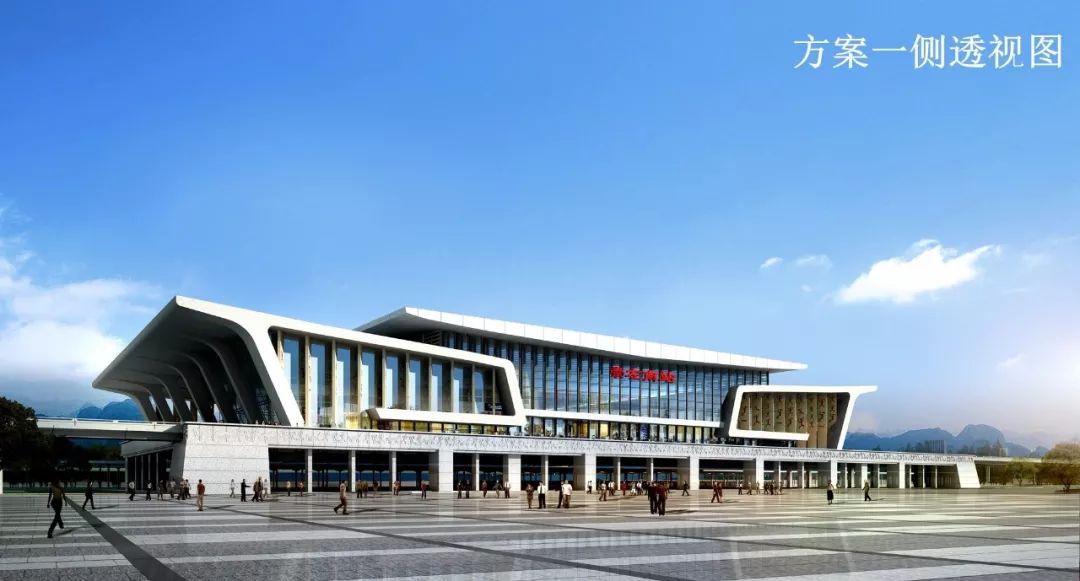 高端大气崇左市高铁站6个设计方案出炉欢迎广大市民投票