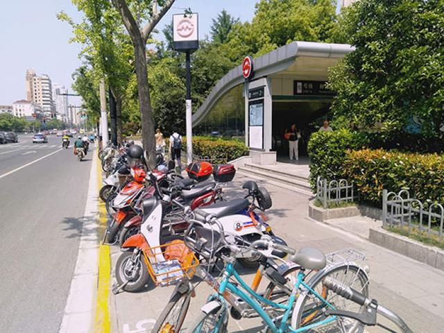 虹口非机动车乱停放重典整治效果如何让我们一起来瞅瞅