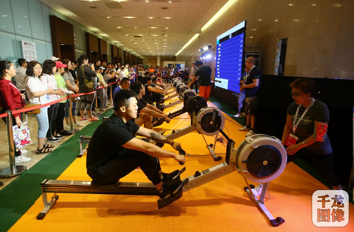 2019chinafit全民健身陆上划船器挑战赛在京举行