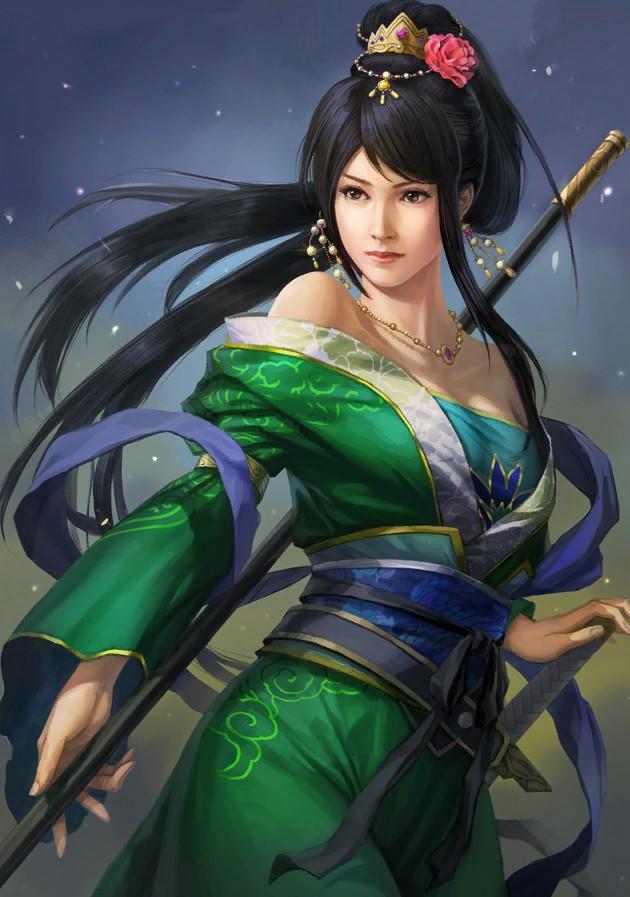 《三国志13》堪称舔屏的女性肖像画,311画质青铜313钻石_角色