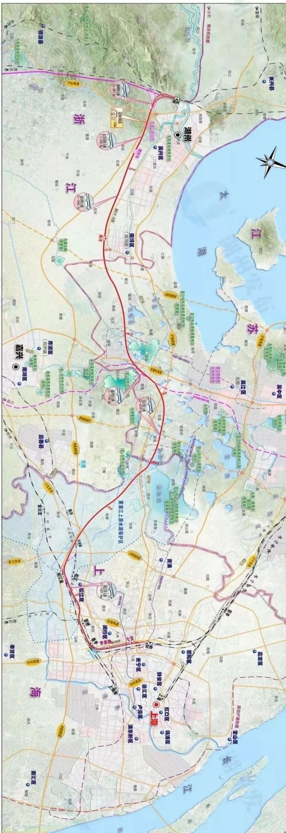 沪苏湖高铁全程7座车站苏州南站落地吴江成为长江三角交通枢纽