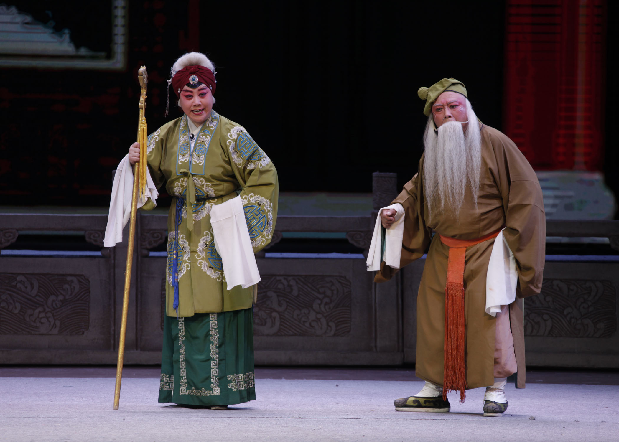 上党落子古装戏柴郡主挂帅在潞州剧院上演掌声不断