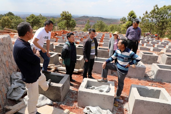罗平:阿岗镇全面有序推进农村公益性公墓建设 