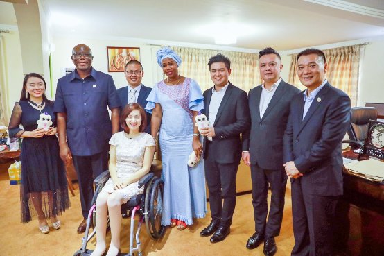 爱善天使集团创始人张帆应邀访问塞拉利昂受总统接见