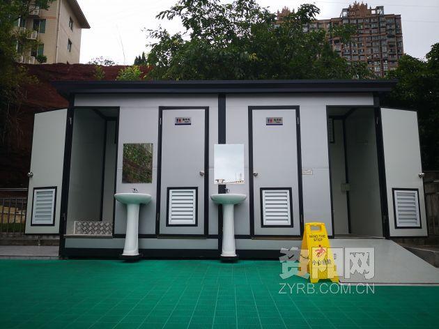 "颜值"在线市民点赞 资阳城区27座老旧公厕升级改造本月底完成_厕所