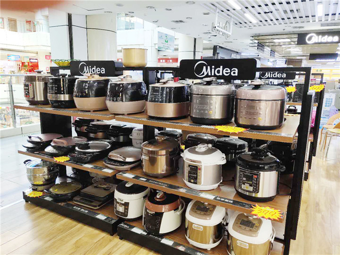 原创阜阳商厦百货大楼电器卖场重装升级新起点开启新征程