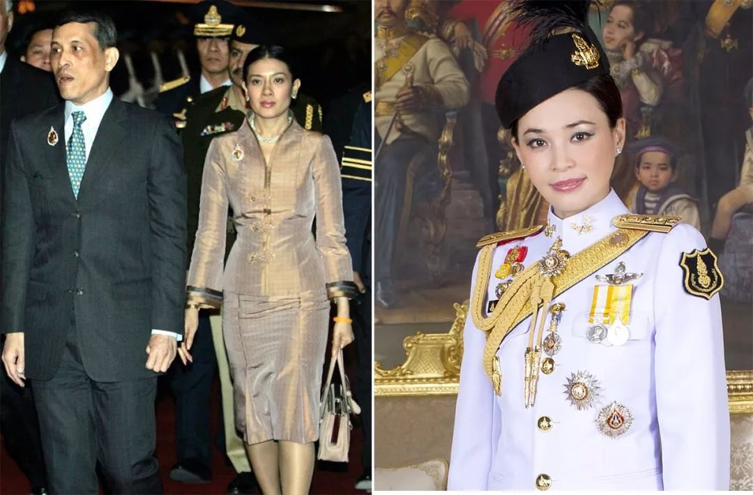 原创67岁泰国国王左手搂前妻,右手搂公主,眼神得意成"人生赢家"