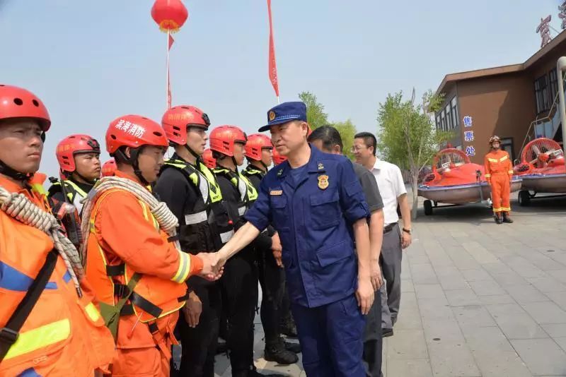 演练天津市消防救援总队召开灭火救援专业队建设推进会暨防汛实战拉动