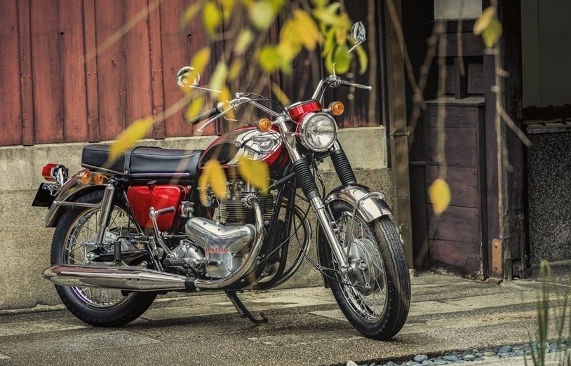 传说级复古摩托重生川崎w1日本试驾