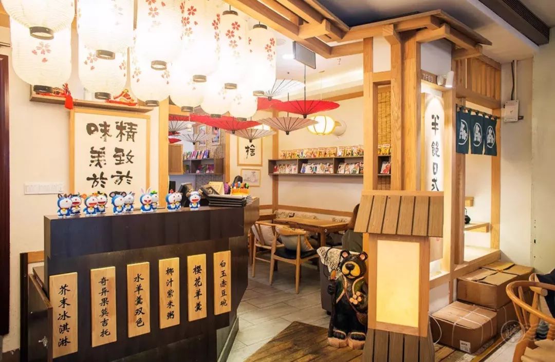 好评如潮的日式甜品店设计,把少女心秒成渣!