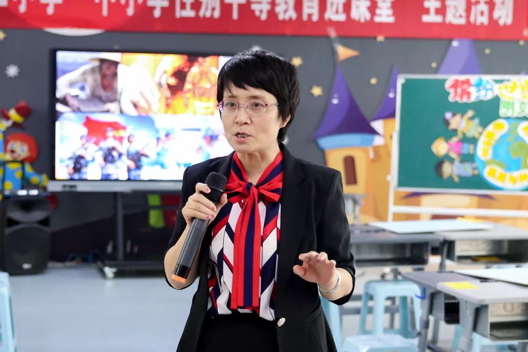 省妇儿工委办公室副主任杨海燕,省妇儿工委办公室干部屈晓昱女士也对