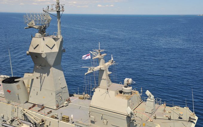 原创12个阵面双波段相控雷达澳大利亚安扎克级护卫舰改进完服役