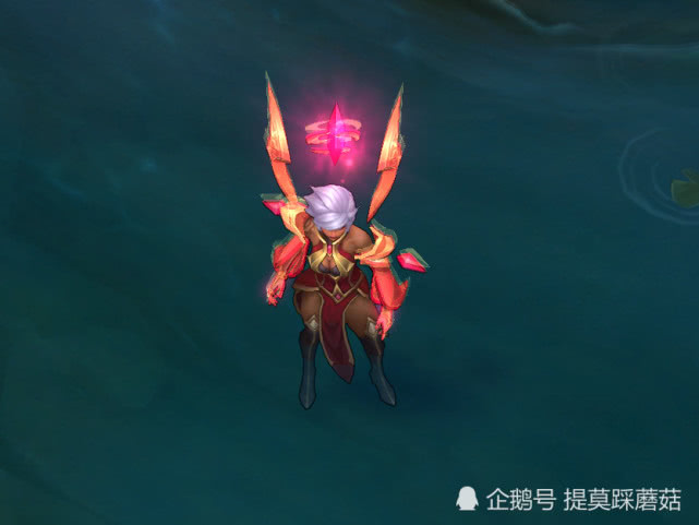 第二款皮肤是卡尔玛的征服者皮肤,这款皮肤的特效也是非常好看的,在