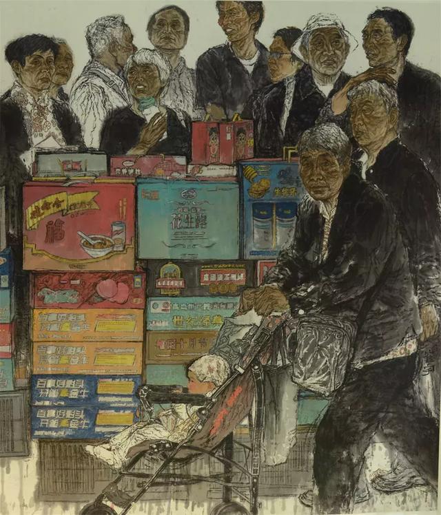 中国国家画院青年画院画家崔宇人物画欣赏