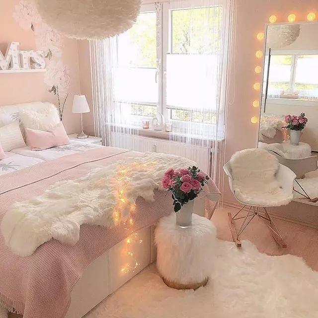 房间设计女生卧室文艺图片