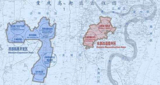 重庆高新区在哪个位置图片