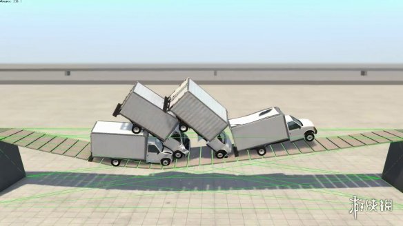 超强技术演示展示拟真车祸模拟惊人的模拟实力