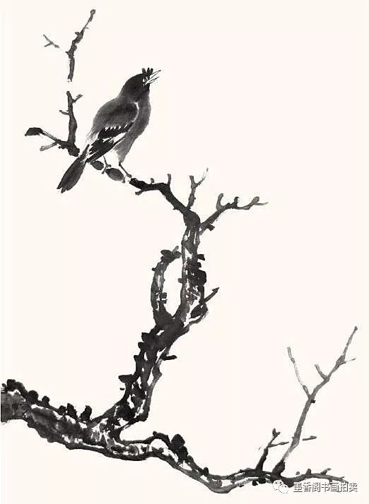 国画教程深入浅出的学习写意八哥的画法