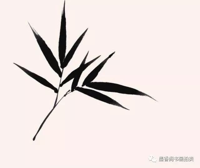 竹子的画法小枝图片