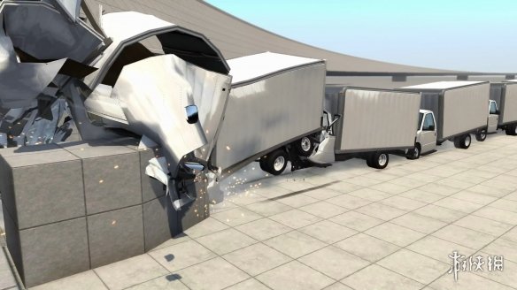 超强技术演示展示拟真车祸模拟惊人的模拟实力