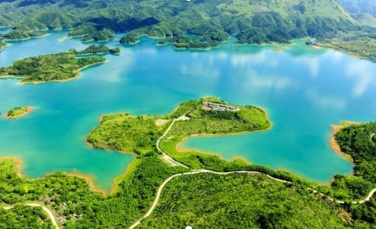 湖北咸宁国家湿地公园通山富水湖