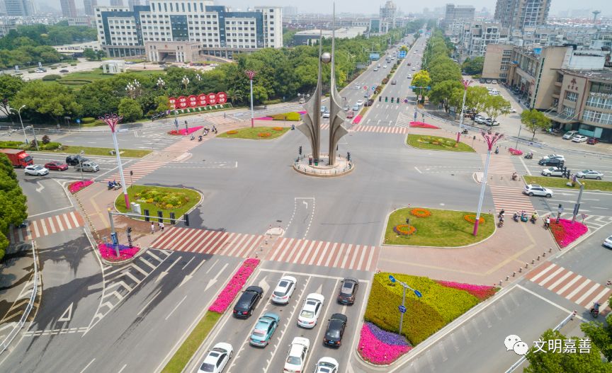 嘉善主城区道路改造气质,颜值齐提升!