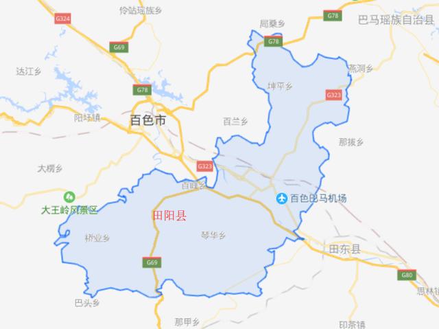 广西的一个县,人口超40万,由两个县合并而来!