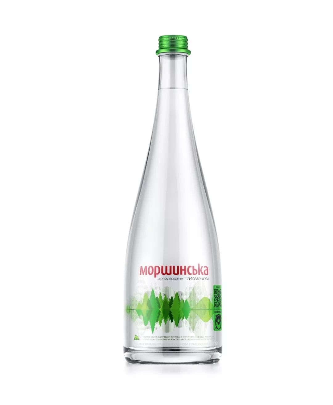 morshynska水之声饮用水包装设计