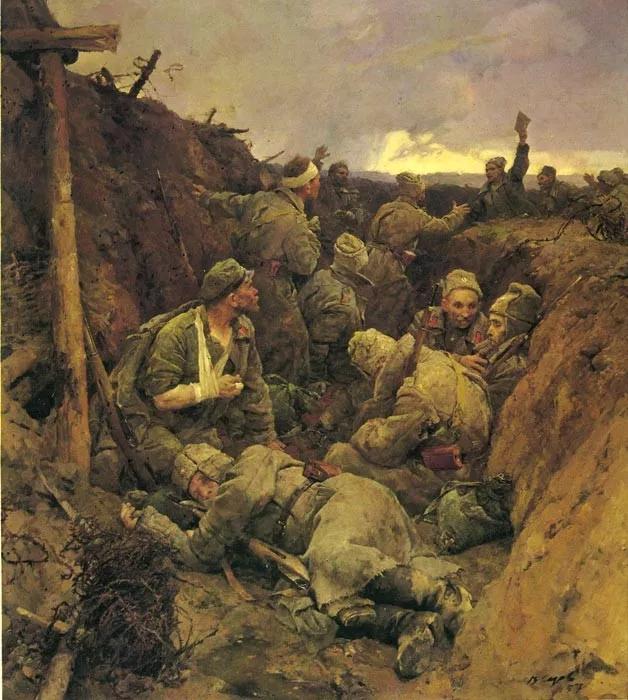 俄国画家塞罗夫笔下的伟大的革命导师列宁