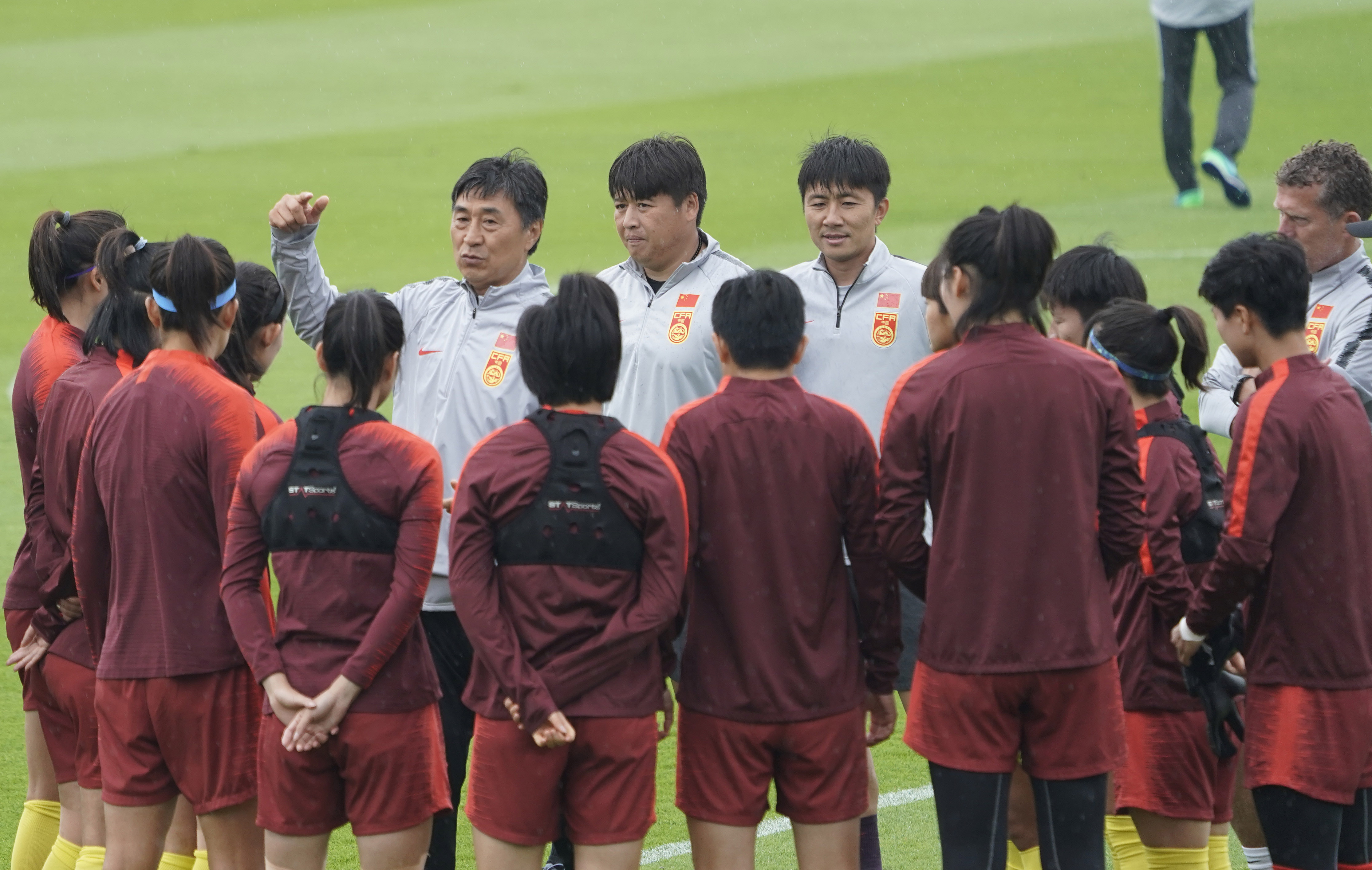 中国队备战女足世界杯16强赛