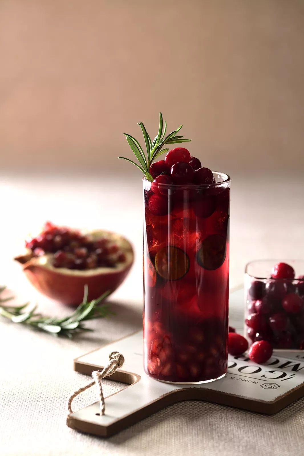 蔓越莓石榴 玫珑蜜瓜