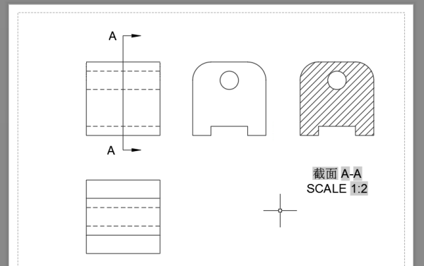 autocad如何做到关联性的三维转二维?