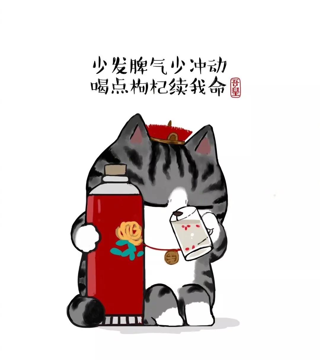 喝点枸杞续我命少发脾气少冲动7要多鸡立自己别整太大鸭力6是我攒钱