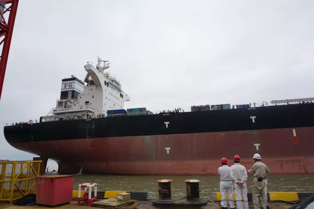 【一线战报】公司为福茂集团建造的第二艘18万吨散货船完成试航任务
