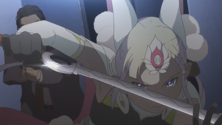 的原作轻小说,主人公为刑警 桂的·场和来自异世界的见习骑士 缇拉娜