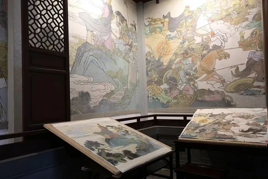 今天起,来岳王庙看新时代新青年爱国初心,报国使命!_壁画