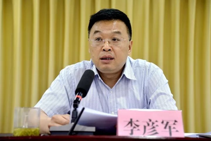 李彦军对廉洁乡村规范建设工作进行具体安排,要求各级各部门认真对照"