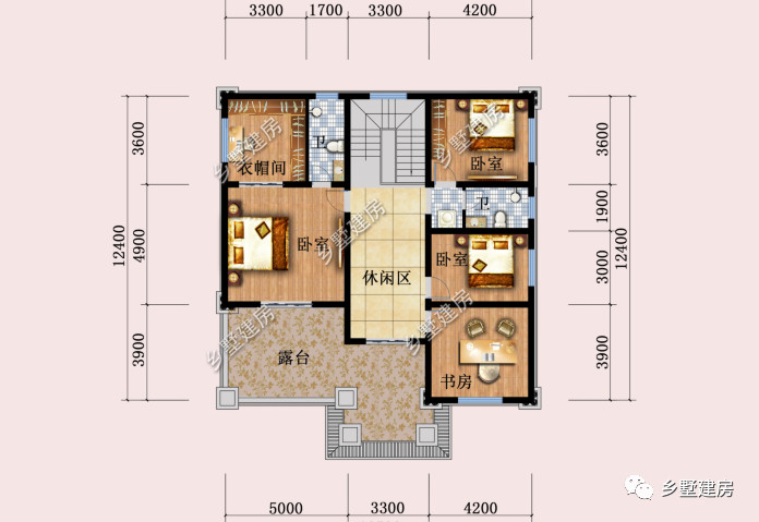 12x12米农村别墅外观靓丽是真正适合农村的好户型
