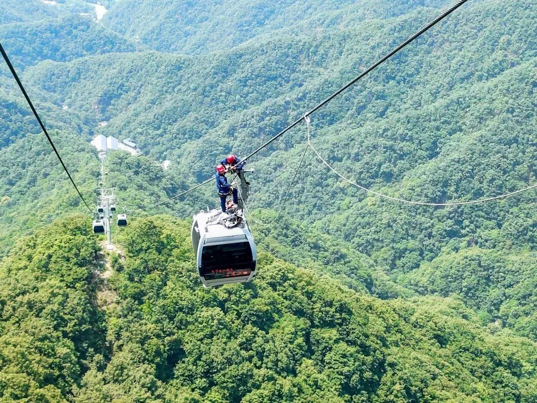 济源王屋山索道图片