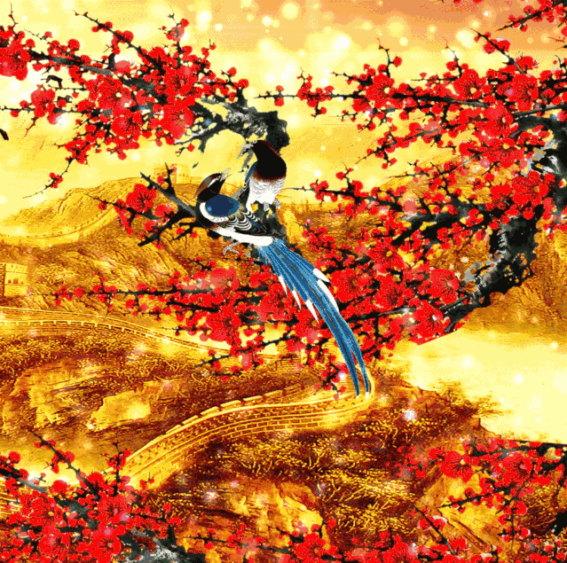 早上好喜鹊来报喜祝你喜上眉梢喜事连连双喜临门喜上加喜