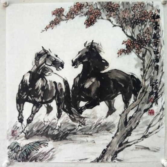 胡增福笔下出神骏万里逐长风