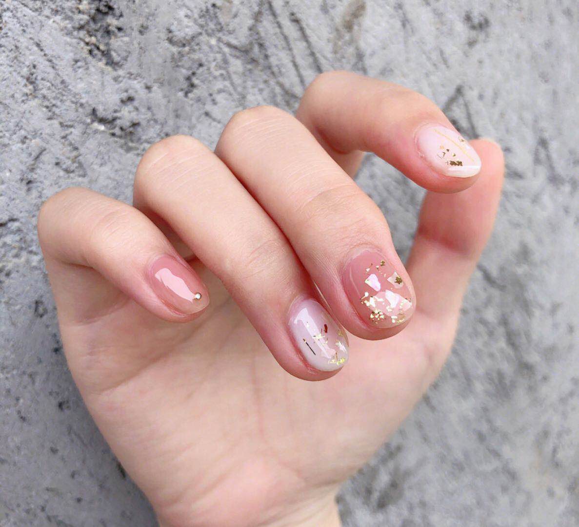 原创仙仙的日常美甲合集上班族和学生党都超爱的指尖小心机