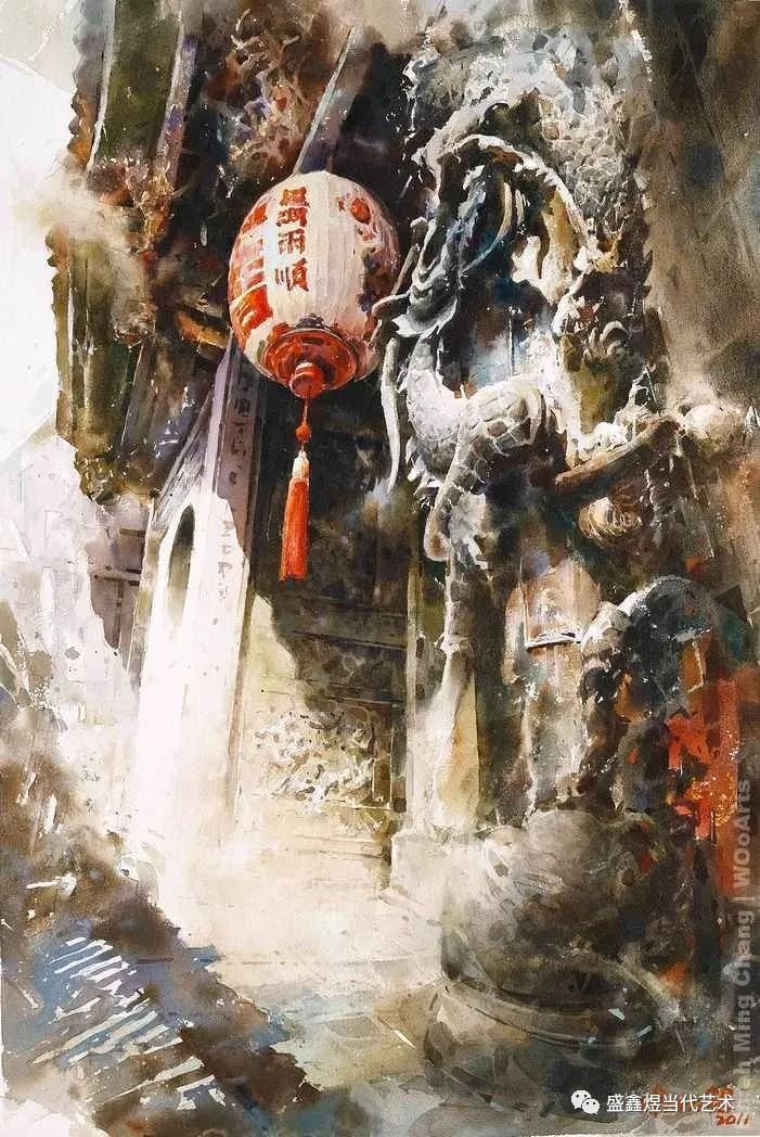 台湾水彩艺术家谢明昌作品