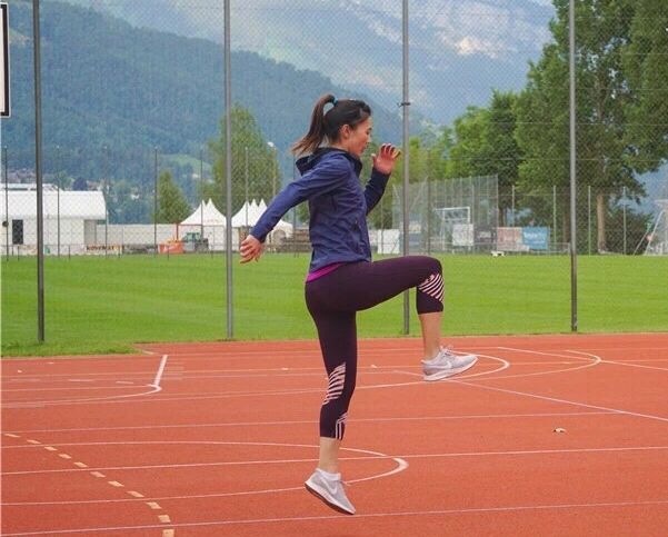 绍兴跳远名将陆敏佳在欧洲跑出百米个人最好成绩