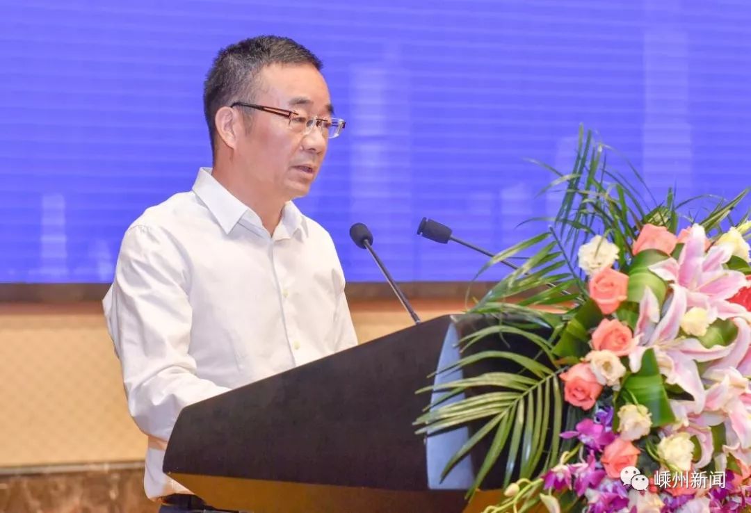 签约项目代表:开元旅业集团有限公司创始人陈妙林发言签约项目代表