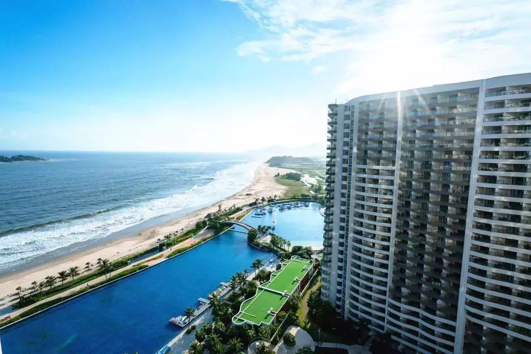 298元阳江一线海景房私家沙滩2大2小无限次水晶湖门票