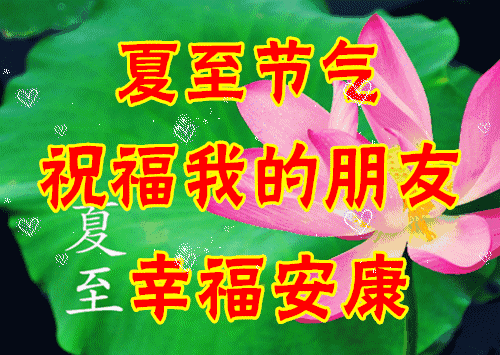 今日夏至,祝你喜乐安康,幸福一夏!_祝福
